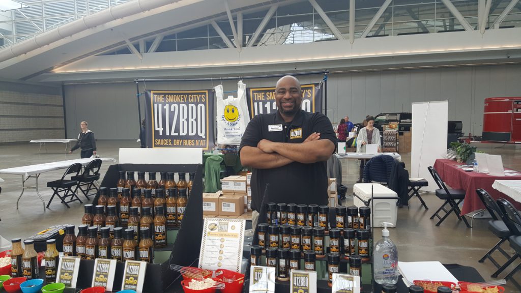 Jamal Etienne-Harrigan of Uncle Jammy's Sauces