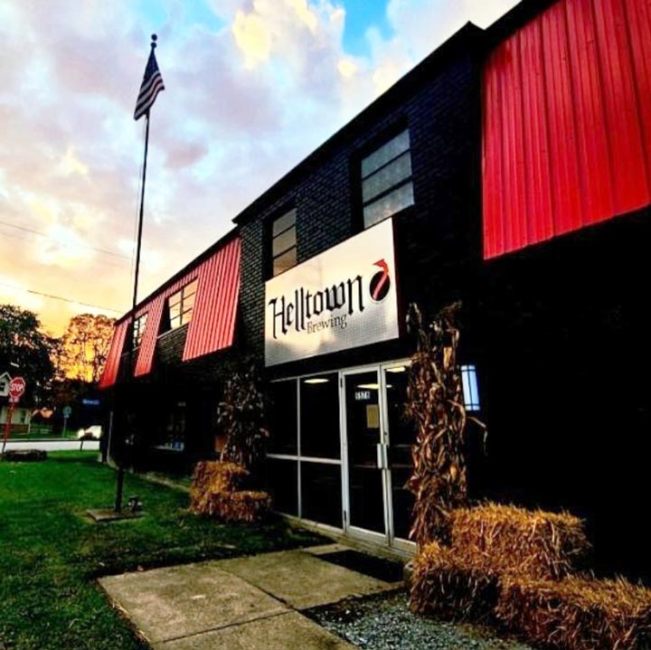 Helltown Brewing brewery entrance in Export PA
